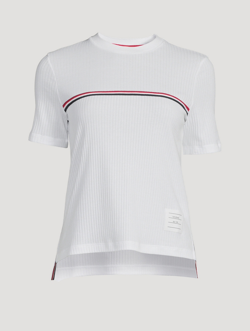 THOM BROWNE Striped T-Shirt | Holt Renfrew