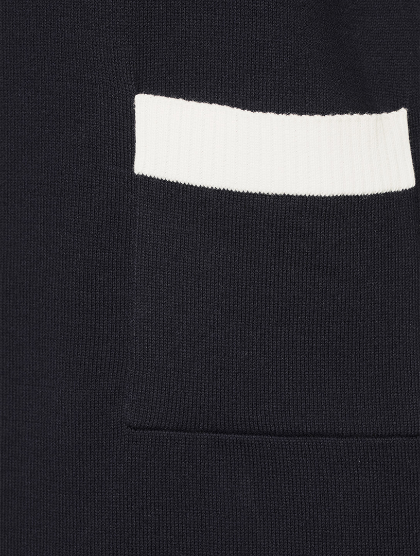 Cotton Pointelle Crewneck Hector Tee