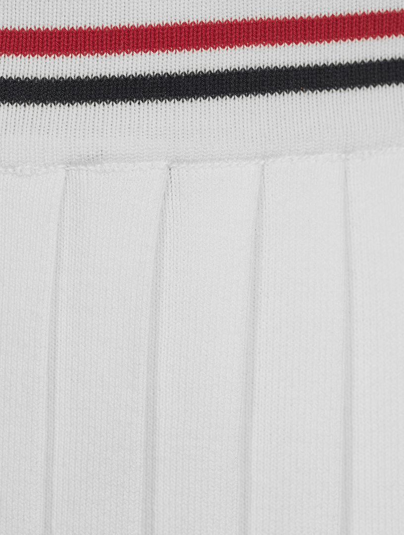 Pleated Midi Skirt