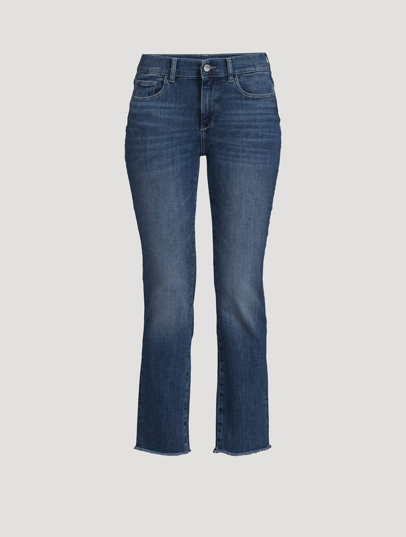 DL1961 Mara Mid-Rise Straight Jeans