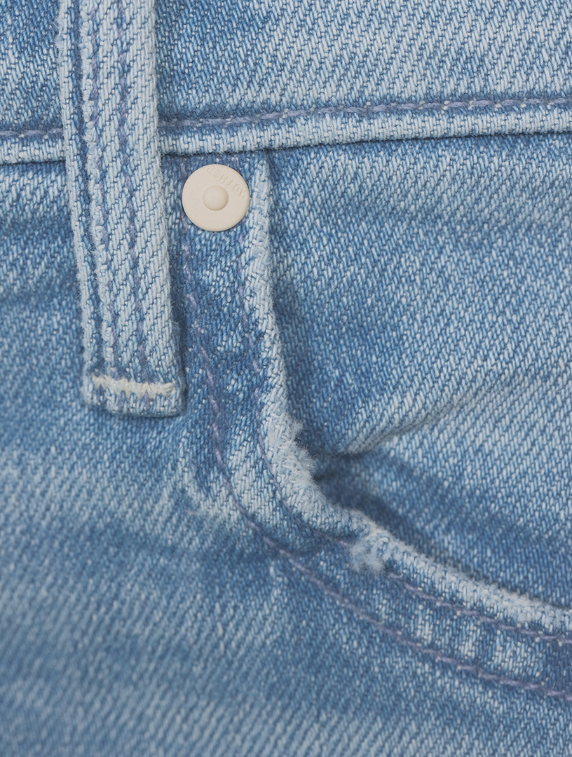 MOTHER The Tomcat Straight Jeans  Blue