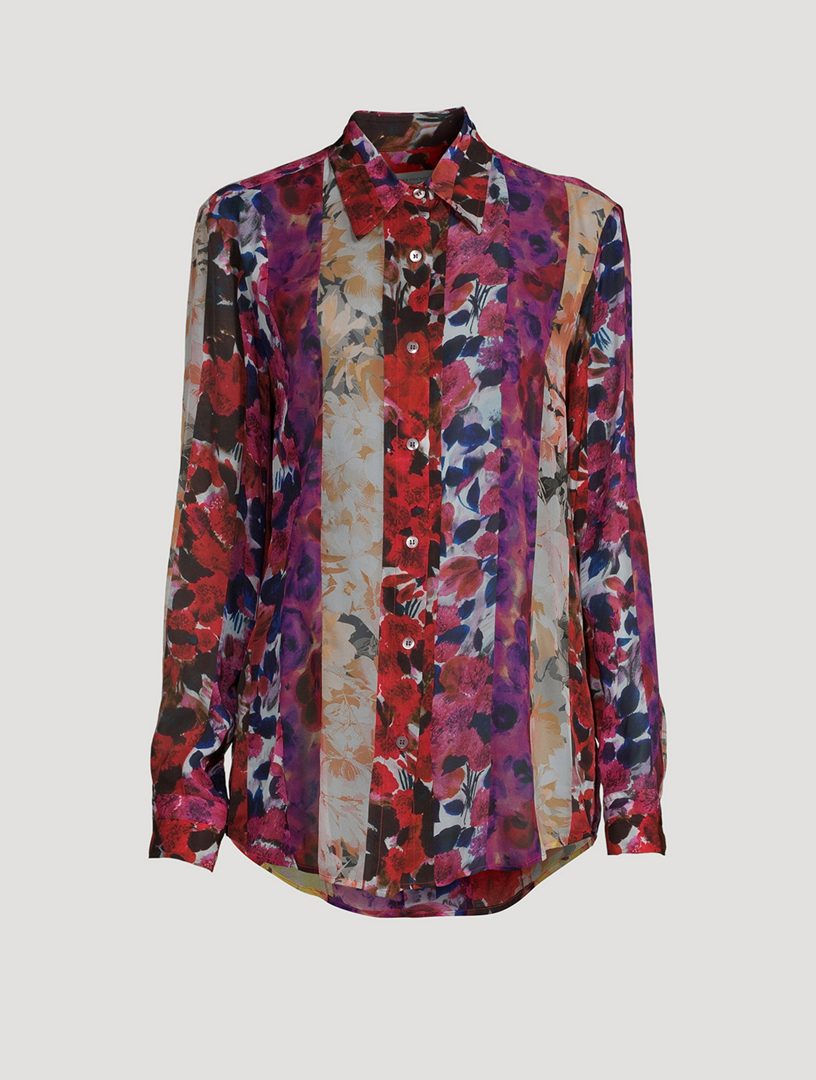 Celinda Shirt Patchwork Floral Print