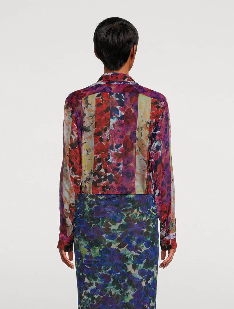 Celinda Shirt Patchwork Floral Print