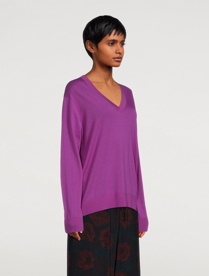 Tuna Merino Wool V-Neck Sweater