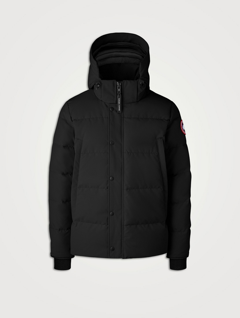 Wyndham down parka in grey - Canada Goose