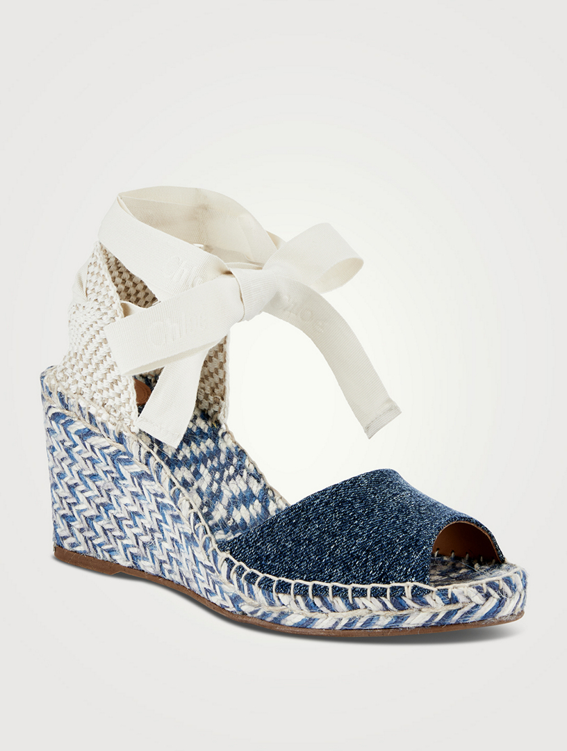 Women's Croisiere Wedge Sandals Denim