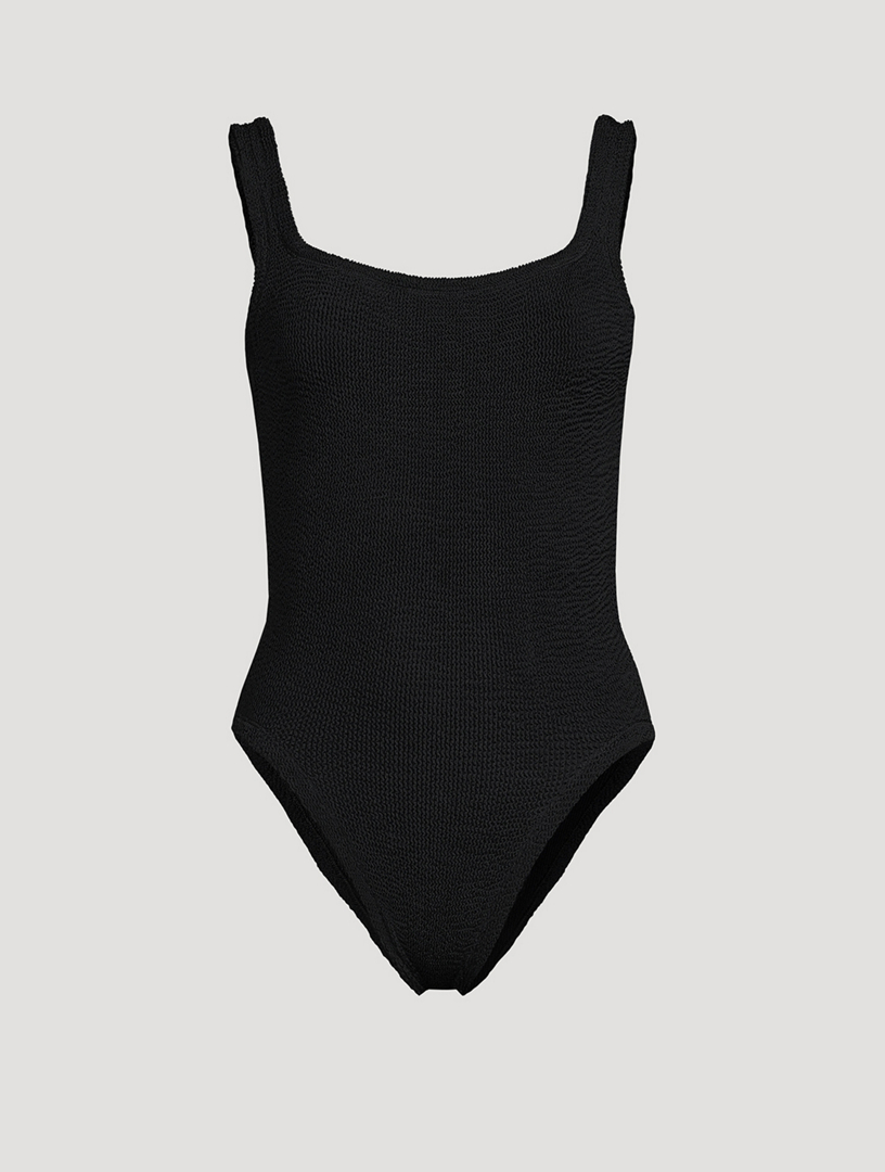 Squareneck One-Piece Swimsuit