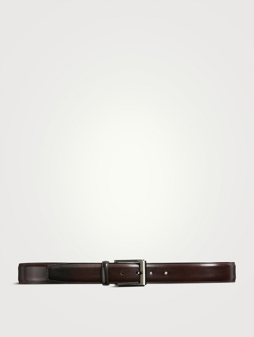 TOM FORD Leather Reversible T Belt