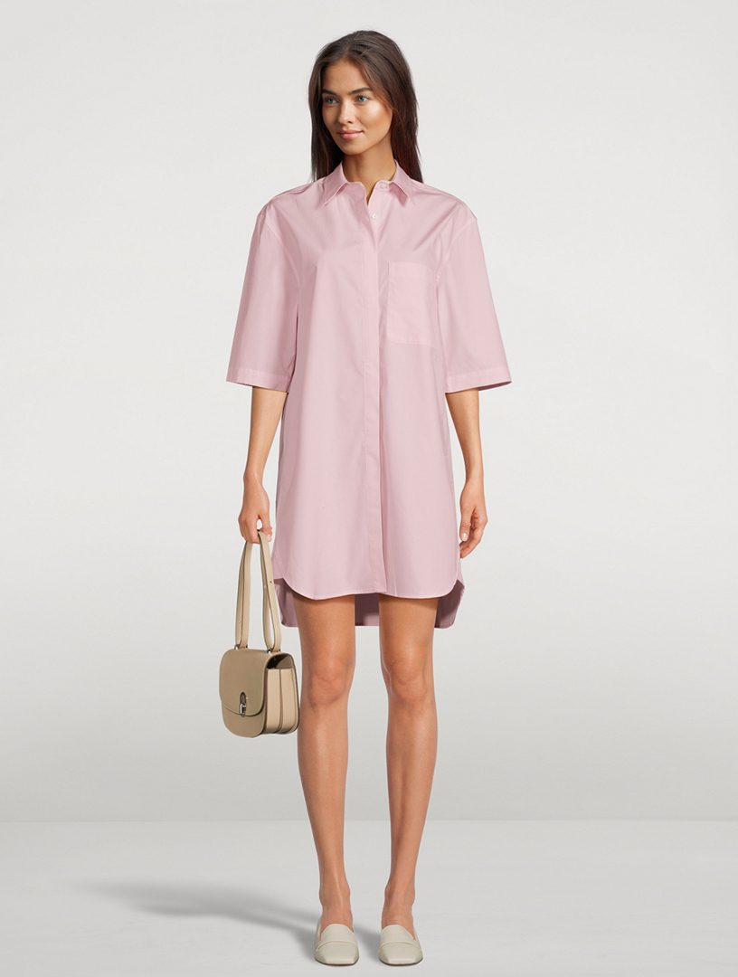 loulou studio shirt dress LOULOU STUDIO Evora Poplin Shirt Dress