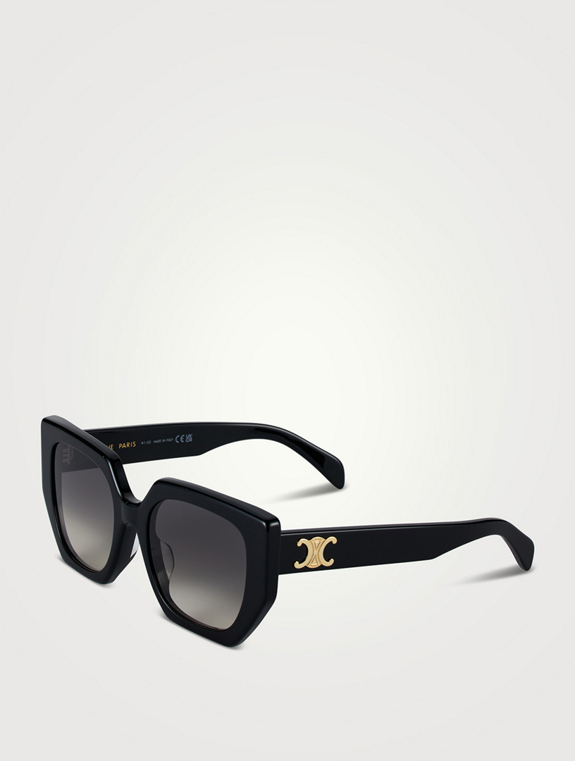 Celine big best sale black sunglasses