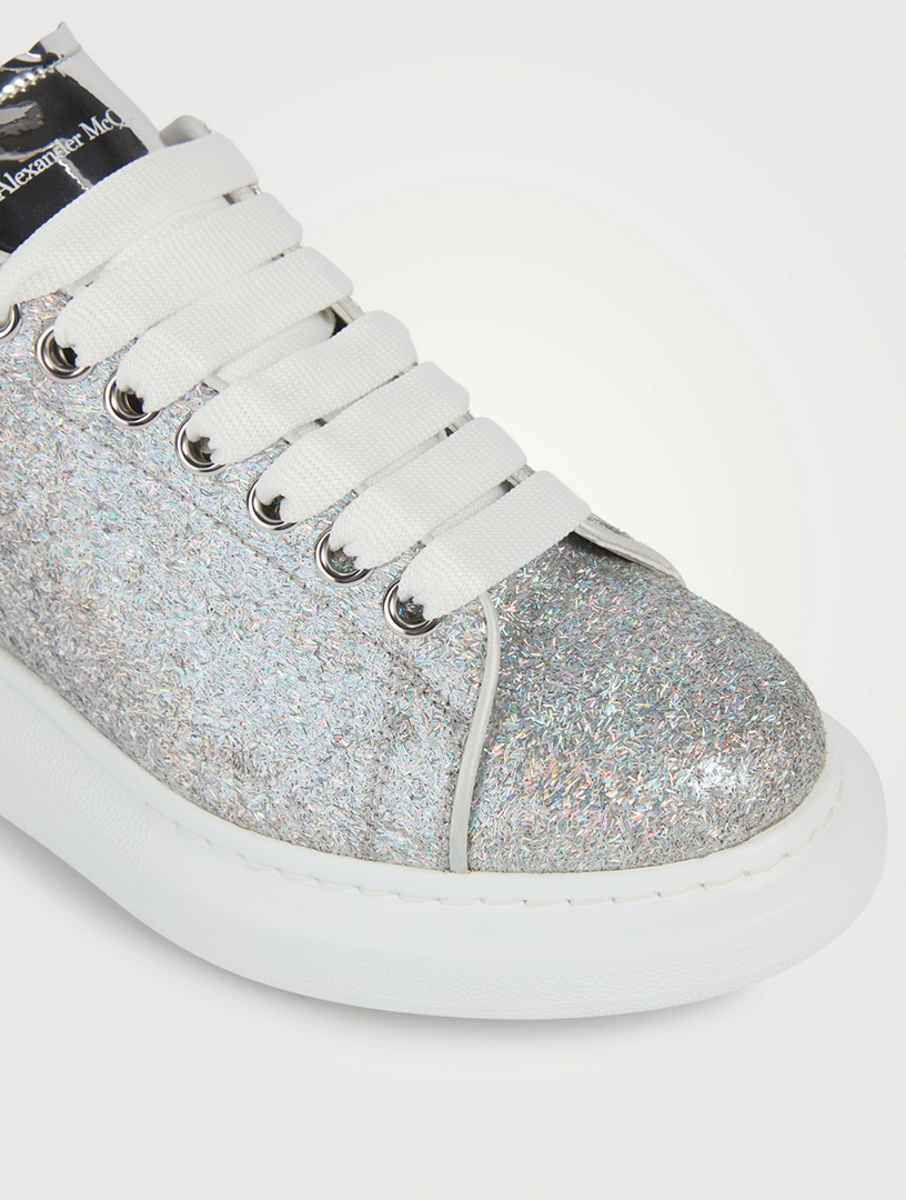 ALEXANDER MCQUEEN Sneakers Glitter en cuir surdimensionn s Holt