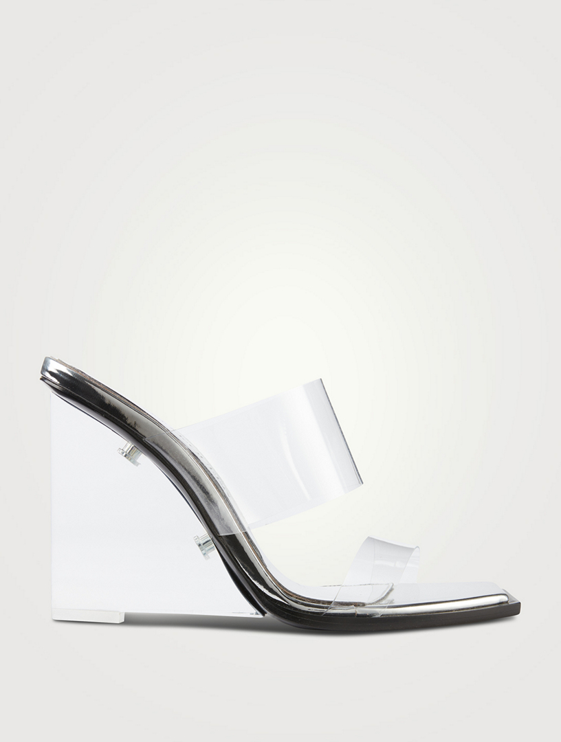 Mules Shard à semelle compensée en plexi