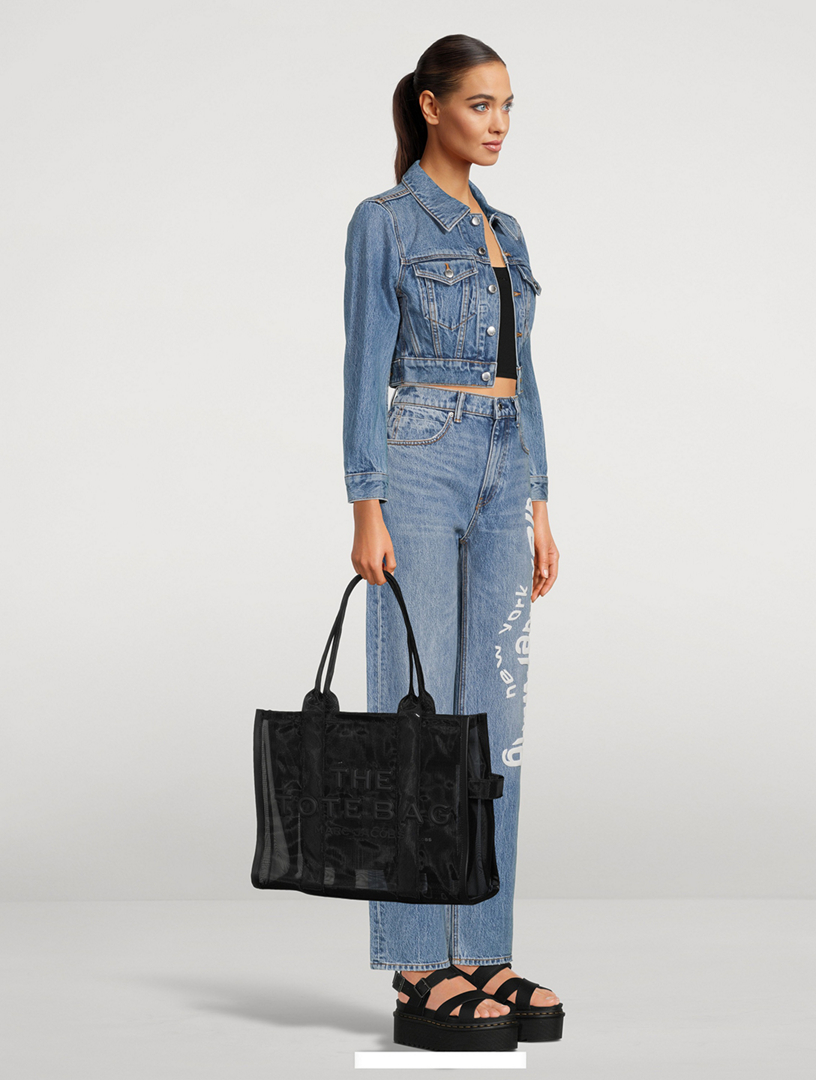 Marc Jacobs black The Marc Jacobs Mesh The Tote Bag