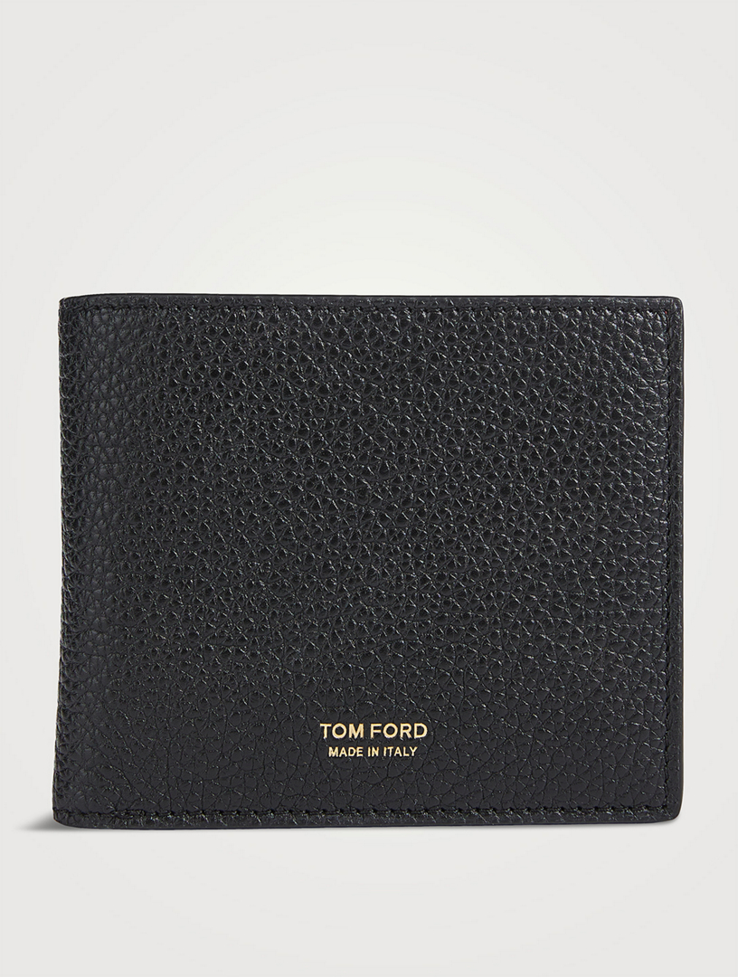 TOM FORD monogram-print leather keyring, White