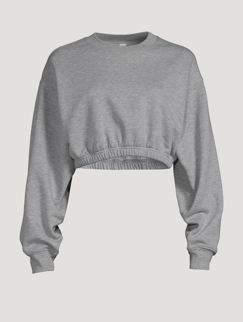 ALO YOGA Devotion Cropped Sweatshirt