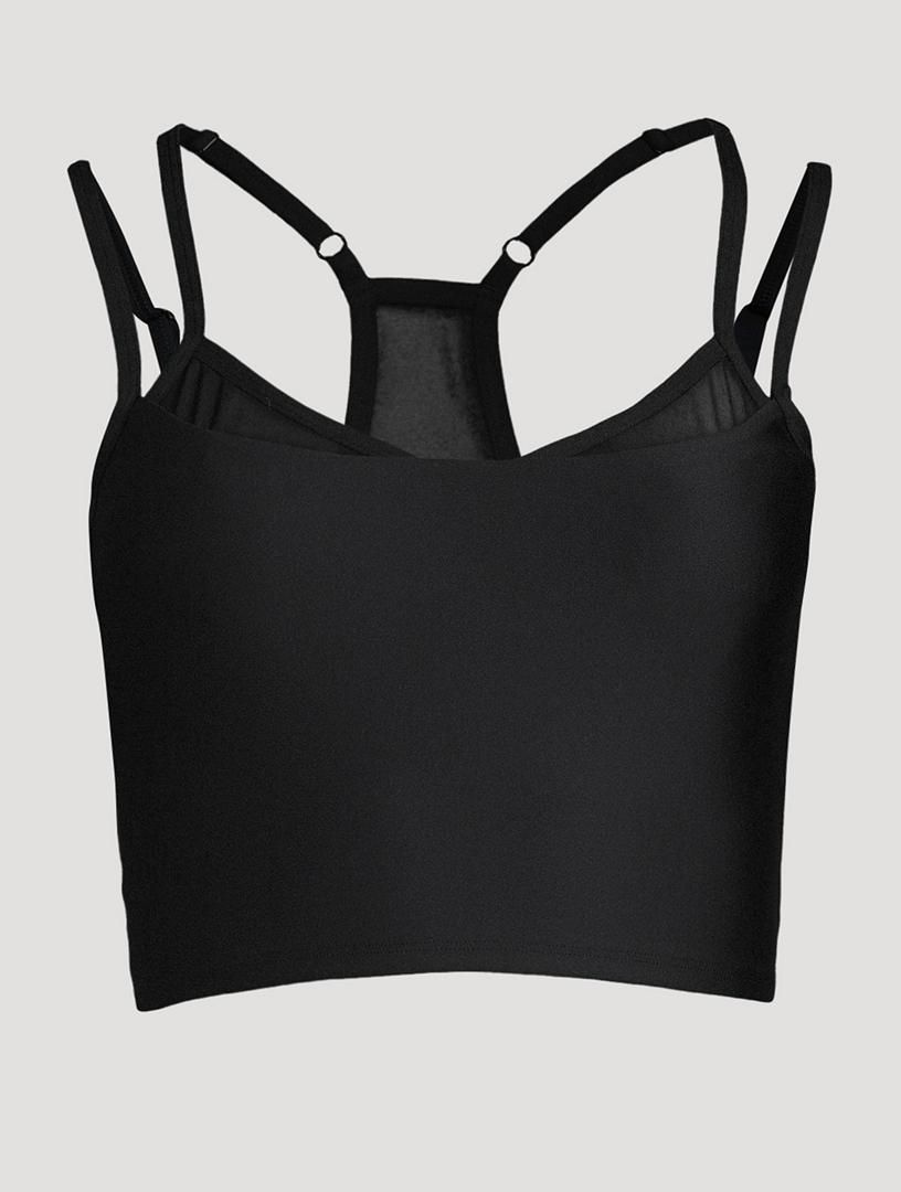 Alo Yoga MEDIUM Airlift Double Check Bra Tank - Black – Soulcielite