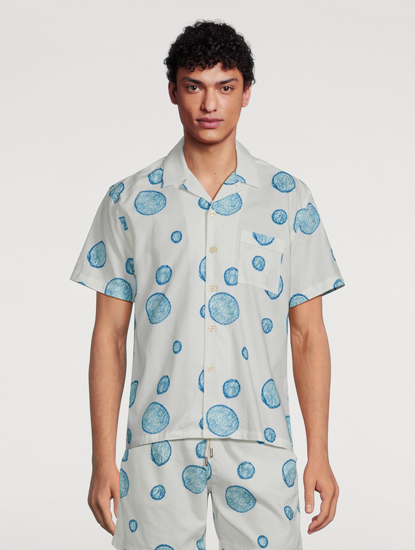 Pool Corduroy Shirt Boule Print
