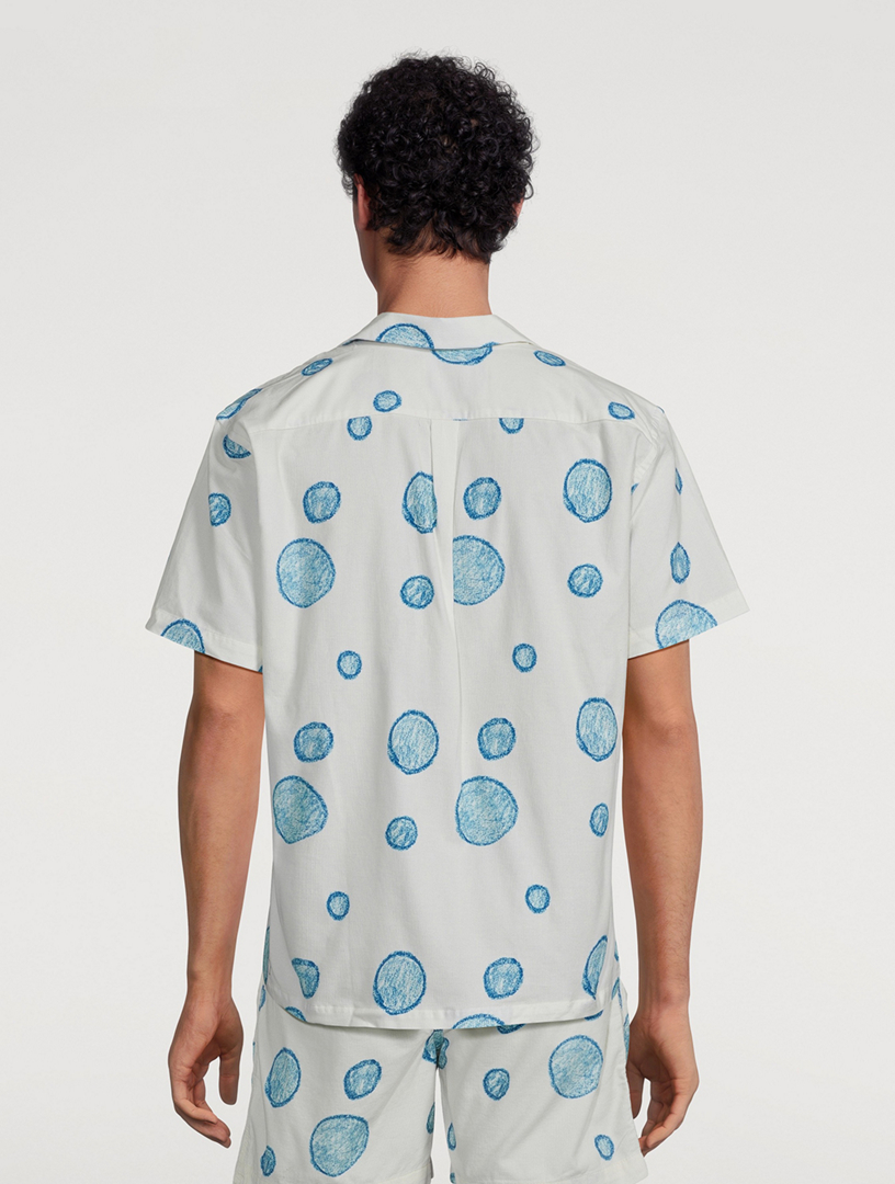 Pool Corduroy Shirt Boule Print