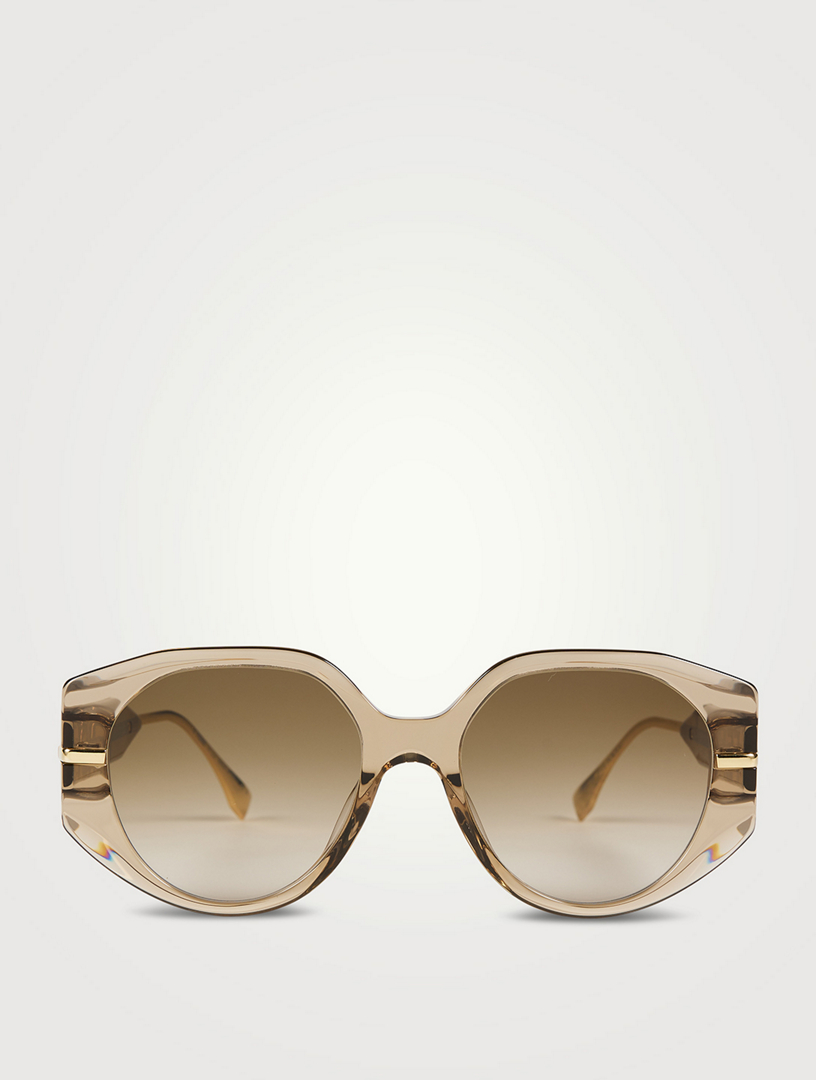 FENDI Lunettes de soleil Fendigraphy monture ronde Holt Renfrew