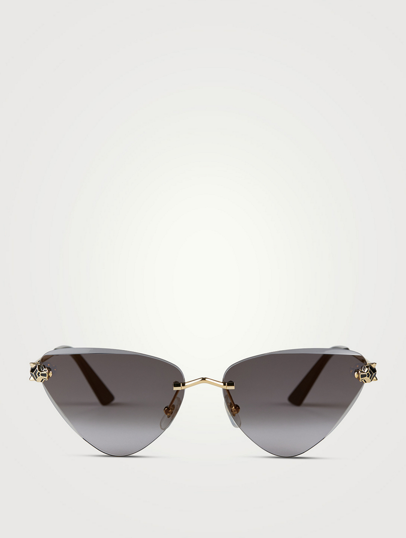 Cartier cat 2024 eye sunglasses