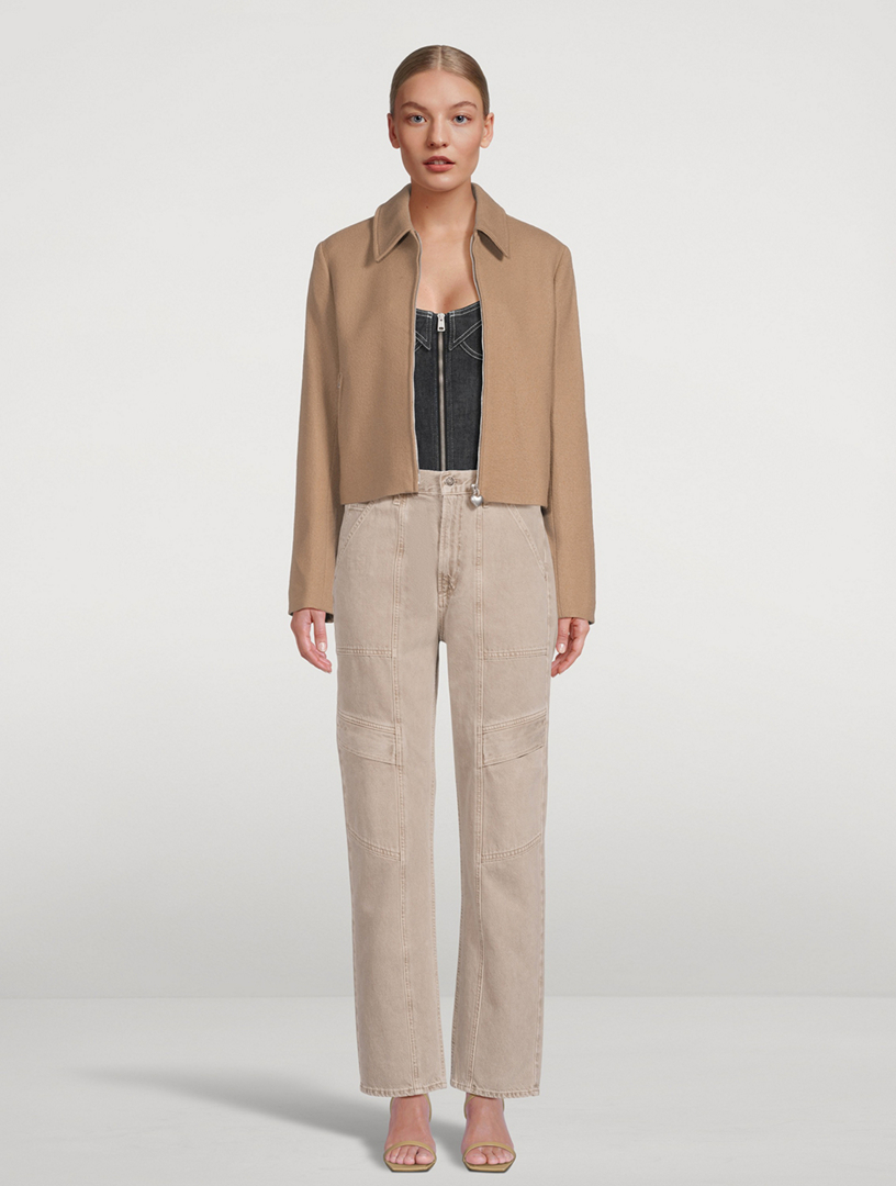 AGOLDE Jean cargo Cooper  Beige