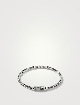 Silver Box Chain Bracelet