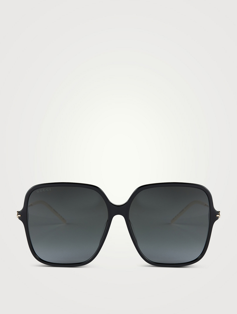 GUCCI Square Sunglasses  Black