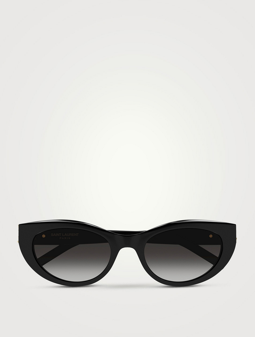 Saint Laurent Monogram Sunglasses 54mm Black Frame and Grey Gradient Lenses  - SL M115 002