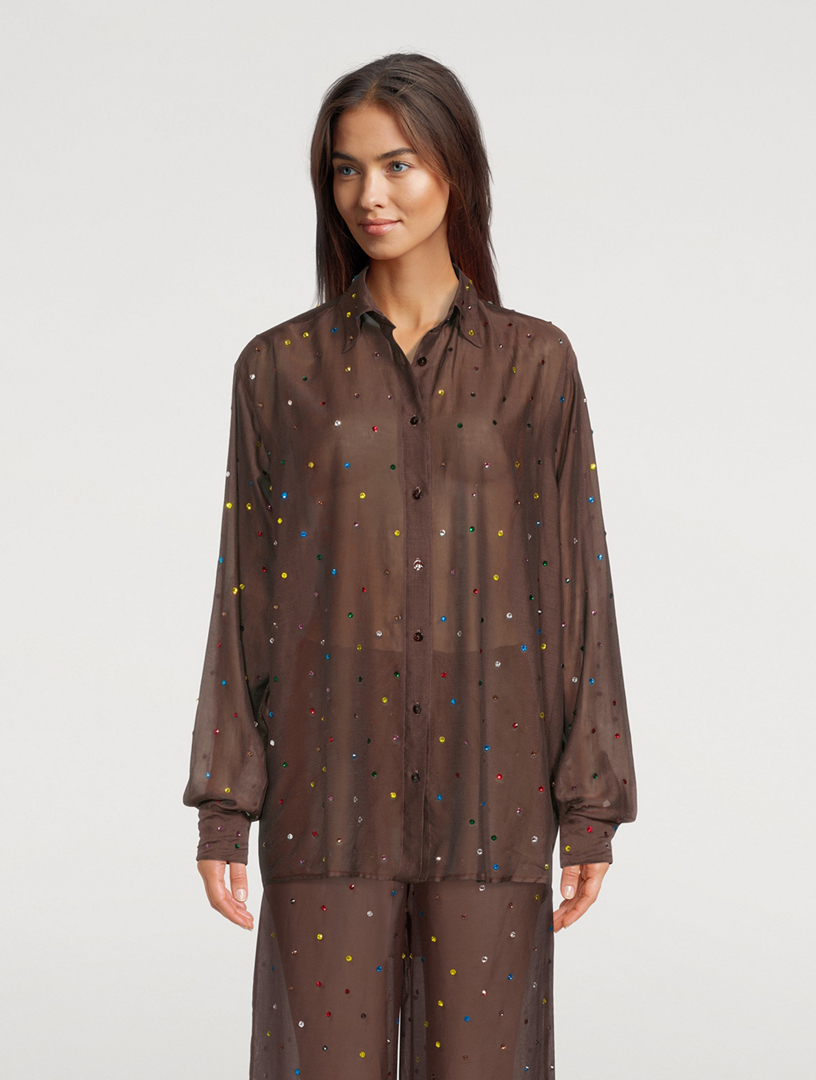 Gem Long Shirt Coverup