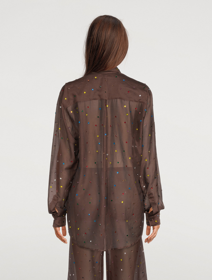 Gem Long Shirt Coverup
