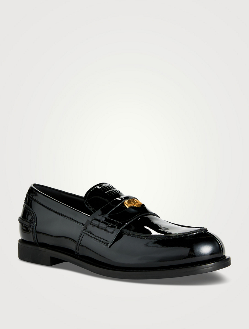 Patent leather cheap penny loafers