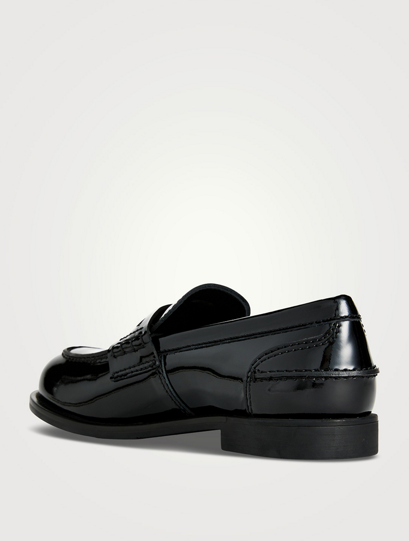 MIU MIU Leather Penny Loafers | Holt Renfrew