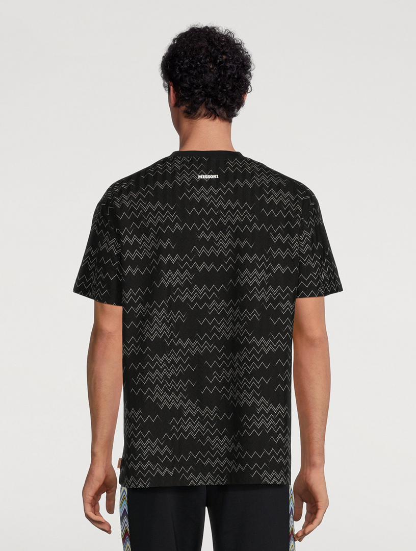 Chevron Cotton-Blend T-Shirt