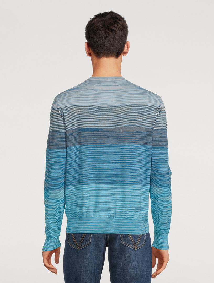 Cotton-Blend Crewneck Sweater