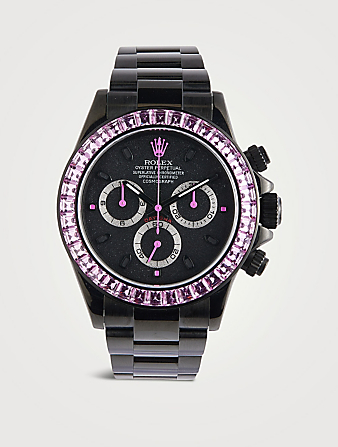 Bracelet Watch With Pink Sapphire, 41mm