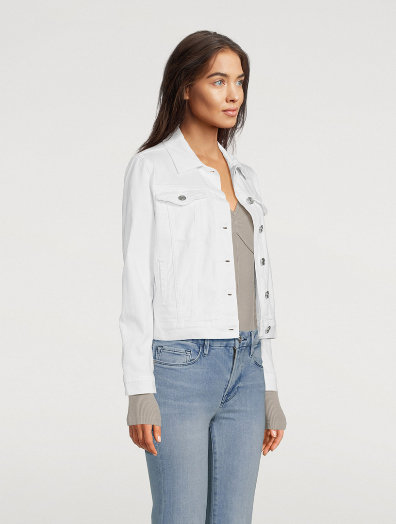 Frame white cheap denim jacket