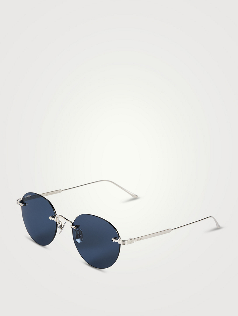 Cartier best sale round sunglasses