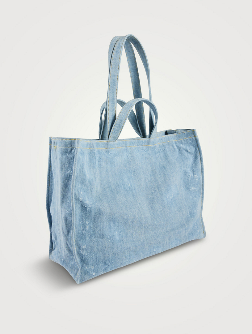 Acne Studios デニムトートバッグ Acne Studios レディース デニムトートバッグ の ライトブルー | LN-CC®