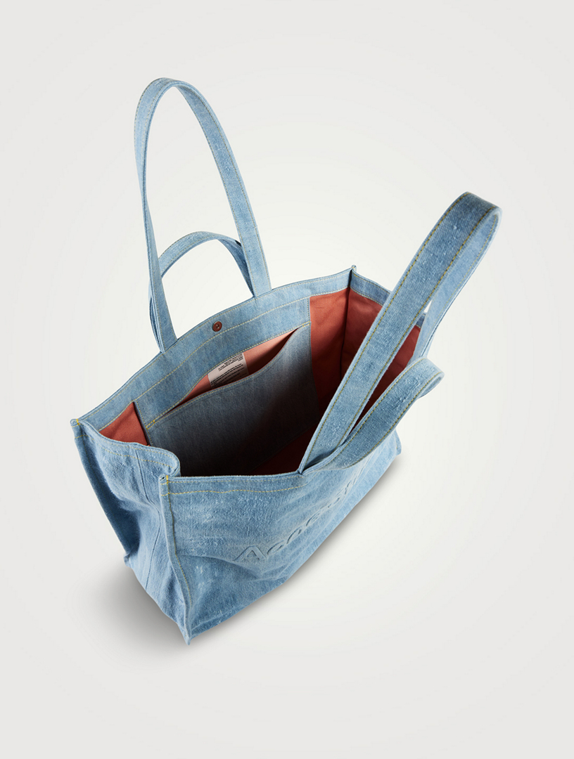 [Acne Studios] LOGO DENIM TOTE BAG デニムトートバッグ Acne Studios - Logo denim tote bag Acne Studios