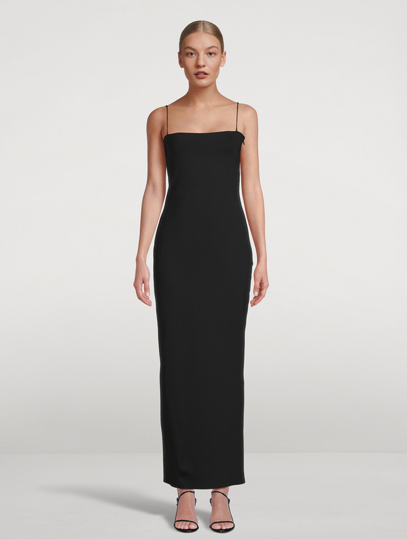 Sauble stretch-scuba maxi dress