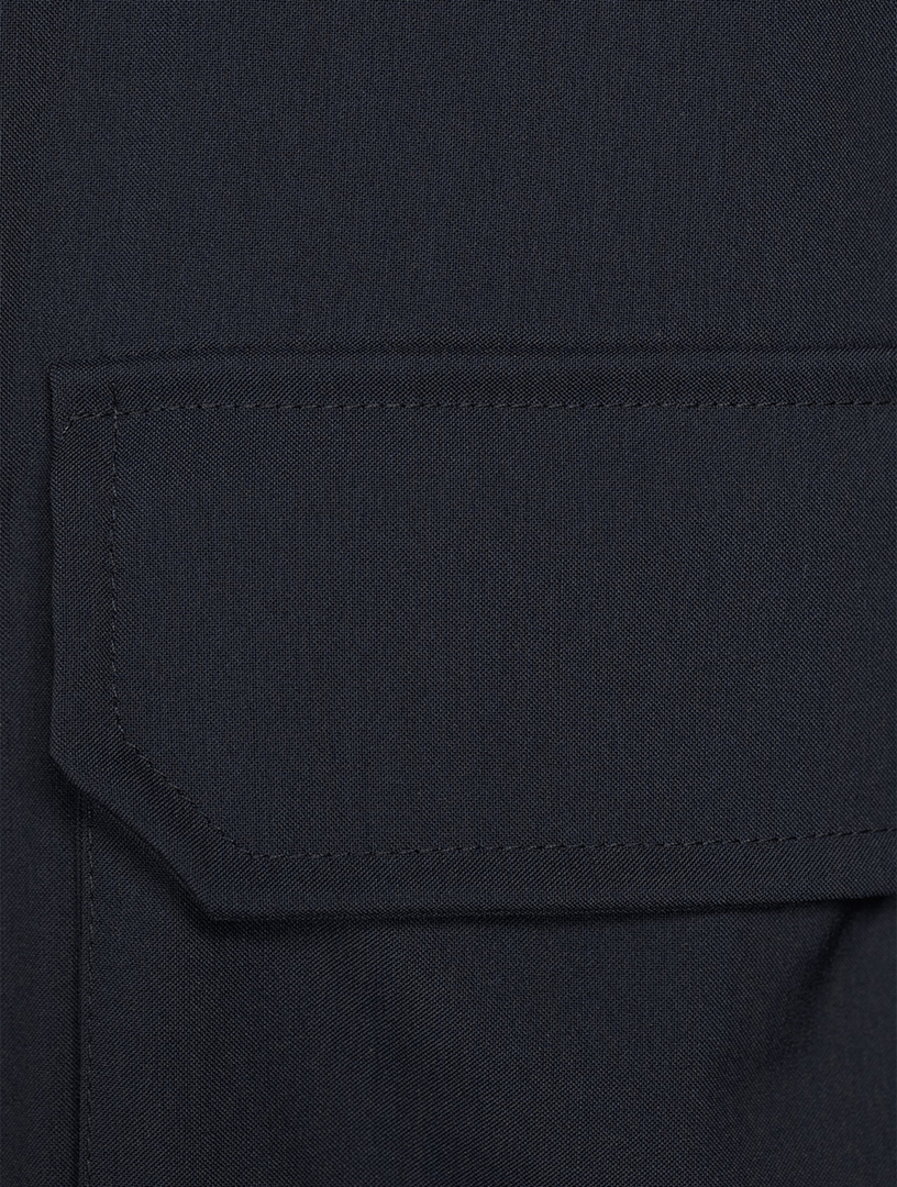 Wool-Blend Bomber Jacket