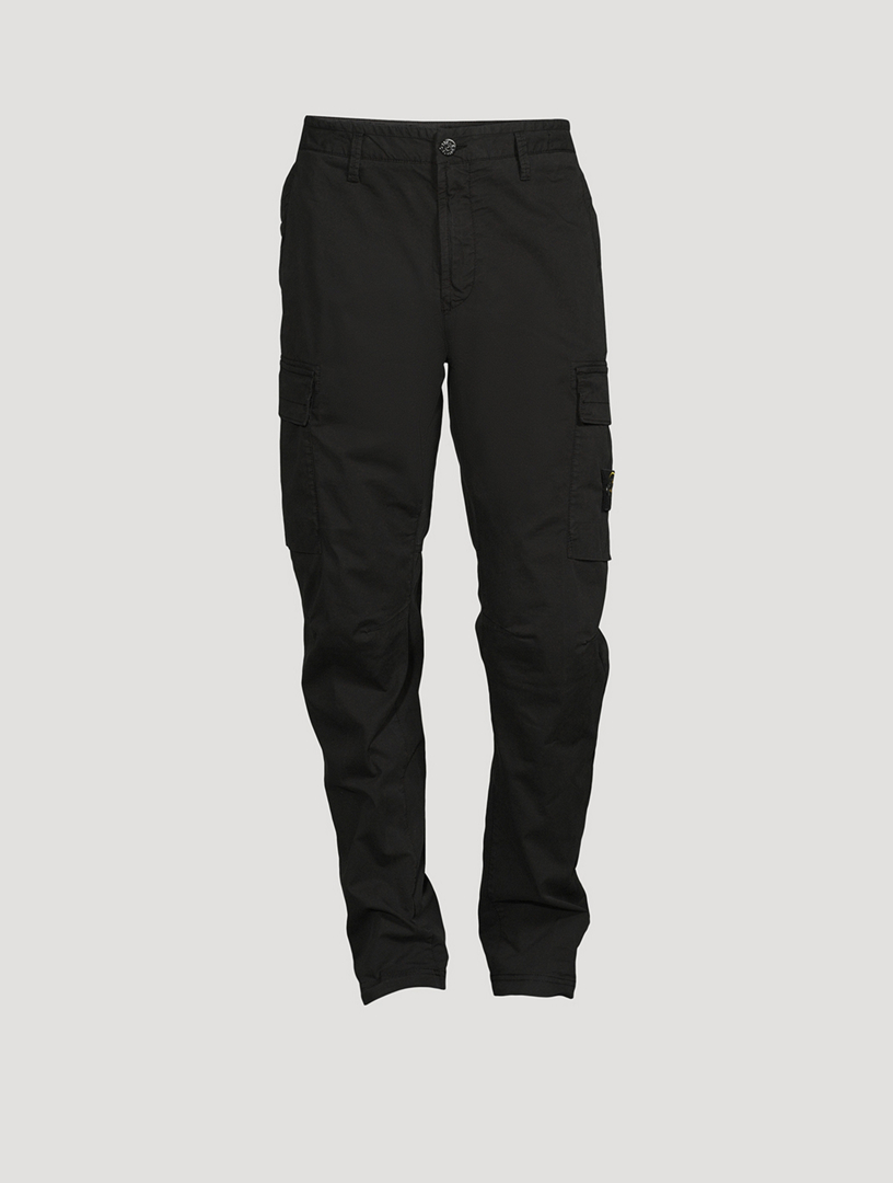 STONE ISLAND Cotton Stretch Cargo Pants