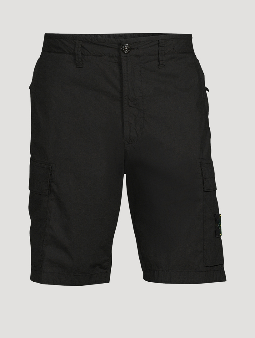 STONE ISLAND Cotton Stretch Cargo Shorts | Holt Renfrew