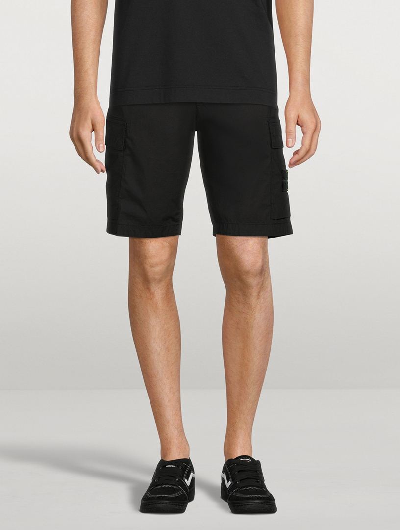 Cotton Stretch Cargo Shorts