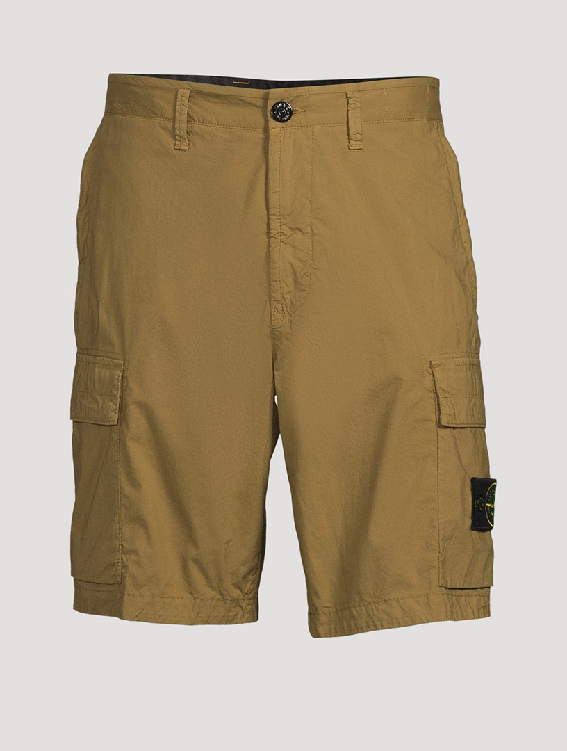 Cotton Stretch Cargo Shorts