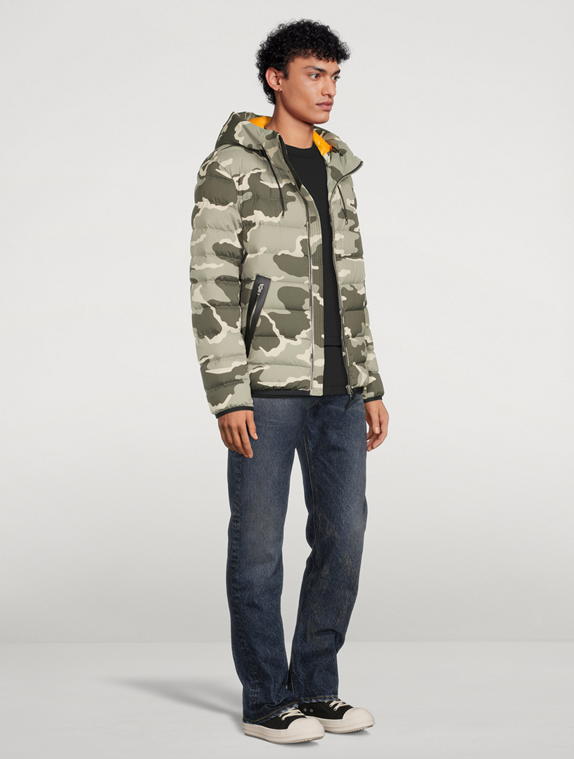 Finch Camo Embellished Denim Jacket CAMO GREEN