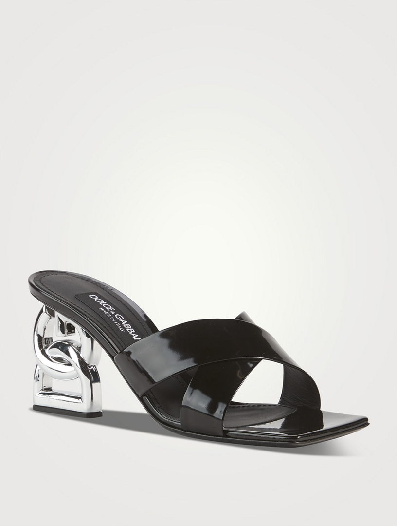 Keira Patent Leather Mules