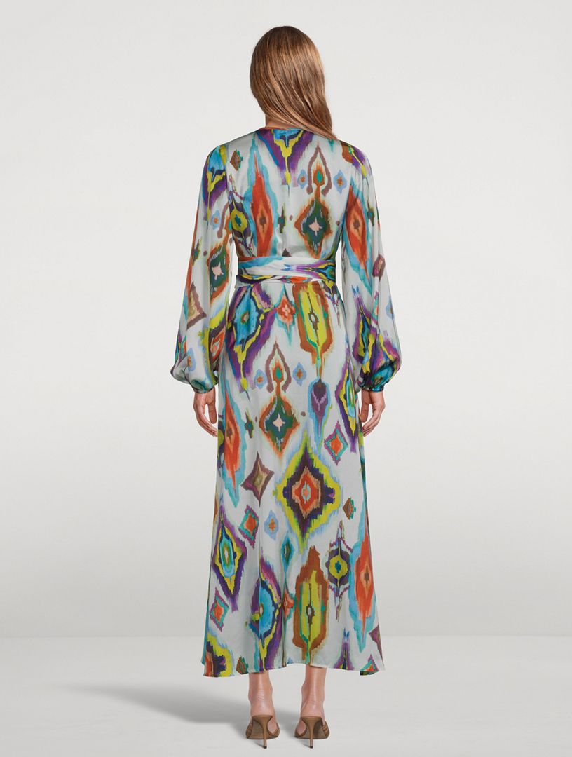 Hostess Long-Sleeve Maxi Dress
