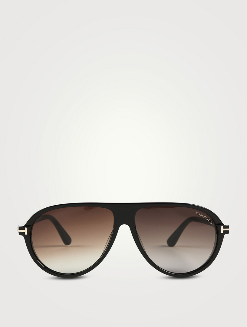 SAINT LAURENT Classic 11 M Aviator Sunglasses | Holt Renfrew