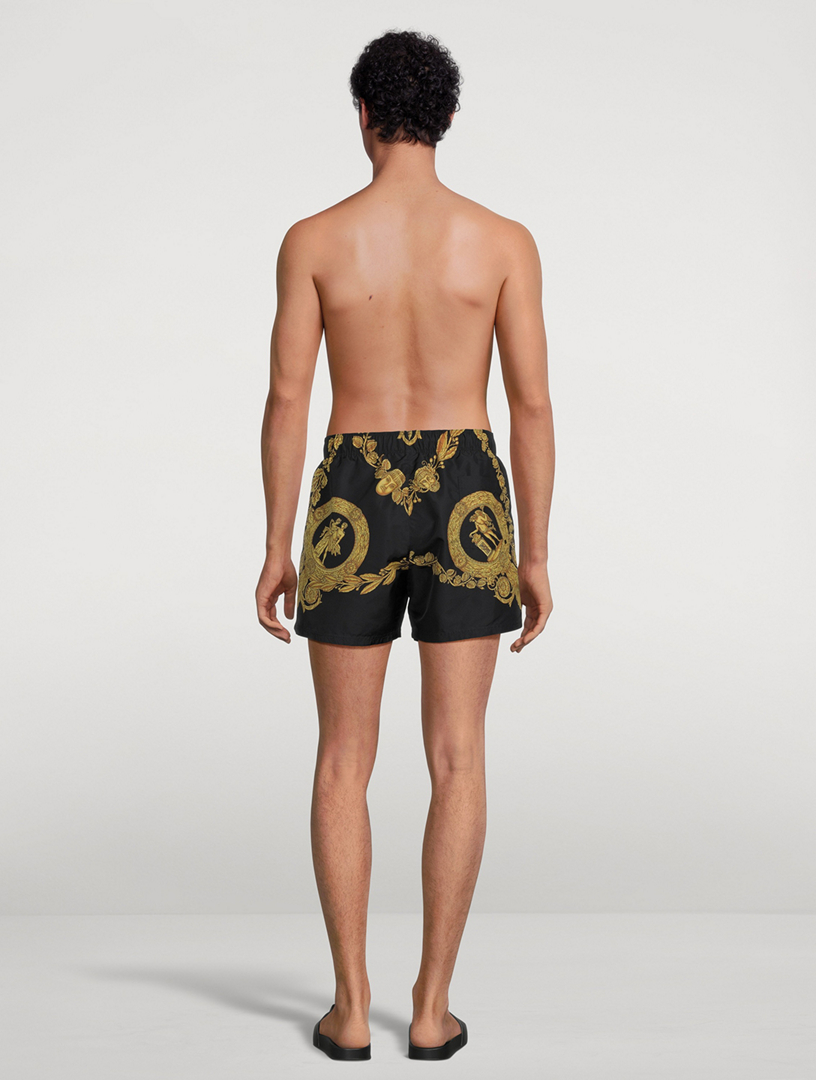 VERSACE Maschera Baroque Swim Shorts | Holt Renfrew